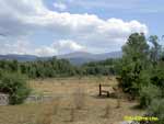Paisaje de Rascafra, al fondo el puerto de la Morcuera